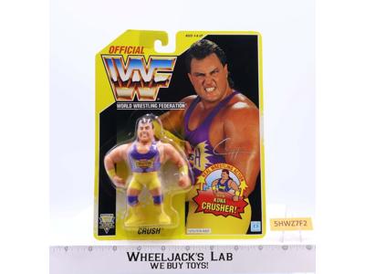 Crush Kona Crusher WWF Wrestling 1993 Hasbro Vintage Action NEW MOSC SEALED