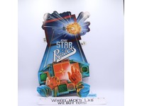 Star Raiders Die-Cut Cardstock Poster W/ Eyelet Double Sided Atari 1982 Vintage