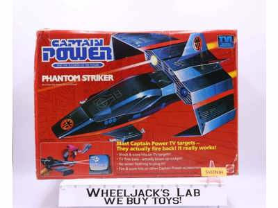 Phantom Striker Complete Captain Power 1987 Mattel Vintage Action Figure Vehicle