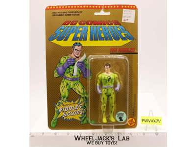 The Riddler Super Heroes DC Comics 1989 NEW MOSC Vintage Toybiz