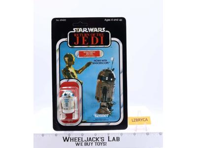 R2-D2 W/ SENSORSCOPE 77 Back-A Star Wars ROTJ 1983 Kenner NEW MOSC SEALED