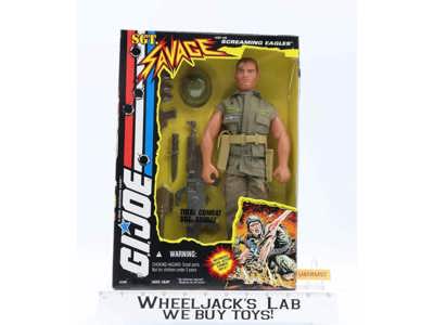 Total Combat SGT. Savage and His Screaming Eagles 12" MISB G.I. Joe Hasbro 1994