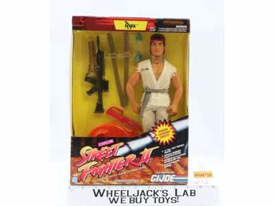 Ryu 12" MISB Street Fighter II Capcom G.I. Joe Hasbro Action Figure 1993