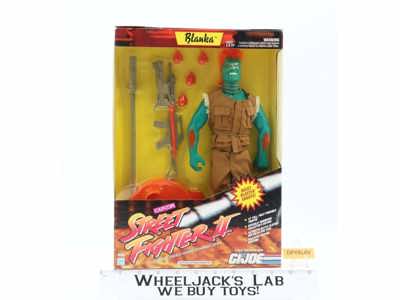 Blanka 12" MISB Street Fighter II Capcom G.I. Joe Hasbro Action Figure 1993