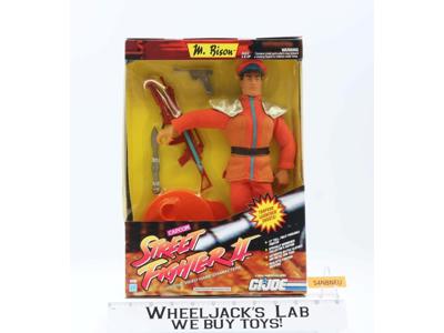 M Bison 12" MISB Street Fighter II Capcom G.I. Joe Hasbro Action Figure 1993