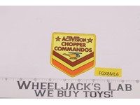 Activision Chopper Commandos 1980's Atari Embroidered Patch, Unused