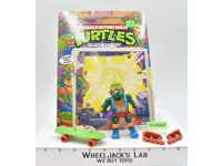 Skateboardin' Mike W/Cardback 100% Complete TMNT 1991 Playmates Vintage