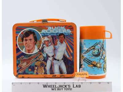 Buck Rogers Metal Lunchbox w/ Thermos 1979 Aladdin Industries