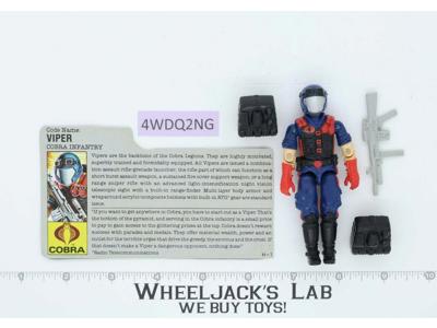 Vipers V1 100% Complete G.I. Joe 1986 Hasbro Vintage Action Figure