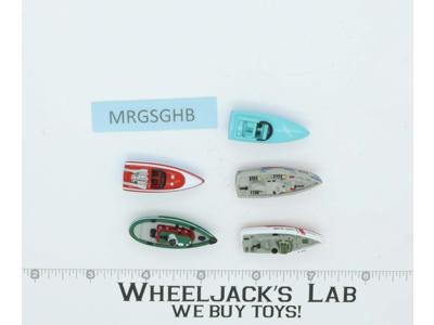 Lot of 5 Boats 1988-89 Vintage Galoob Micro Machines