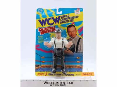 Big Bubba Rogers Series 3 WCW Collectible Wrestlers MOSC Original Toymakers 1994