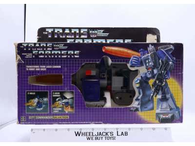 Galvatron W Box 100% Complete 1986 Vintage Hasbro G1 Transformers Action Figure