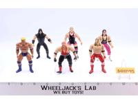 Lot of 6 Miniature WWF Wrestling 1990's Jakks Pacific 3" Action Figures