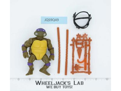 Donatello HARD HEAD 100% Complete Teenage Mutant Ninja Turtle Playmates 1988