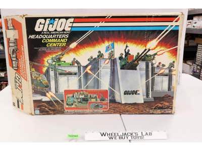 Headquarters Command Center 100% Complete W/ BOX GI Joe 1983 Hasbro Playset