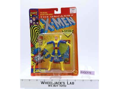 Banshee W/Sonic Scream X-Men 1992 Toy Biz TRADING CARD MOSC Action Figure
