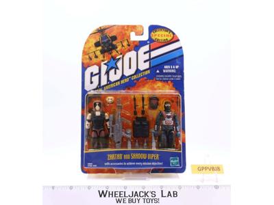 Zartan and Shadow Viper GI Joe Collector's Special Edition 2000 Hasbro MOSC