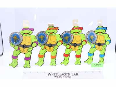 Lot of 4 Collector Pins Teenage Mutant Ninja Turtles 1990 Ace Novelty Co.