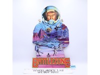 Battlezone Die-Cut Cardstock Poster W/ Eyelet Double Sided Atari 1982 Vintage