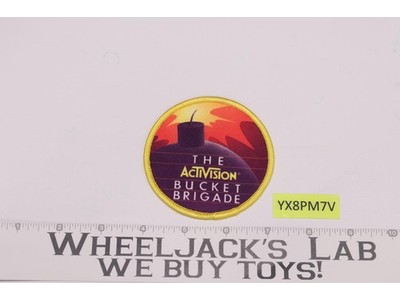 Activision The Bucket Brigade 1980's Atari Embroidered Patch, Unused