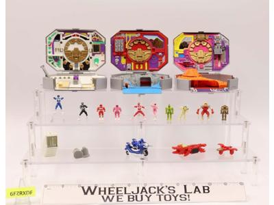 Lot of Micro Mini Playsets Mighty Morphin Power Ranagers 1995 Bandai