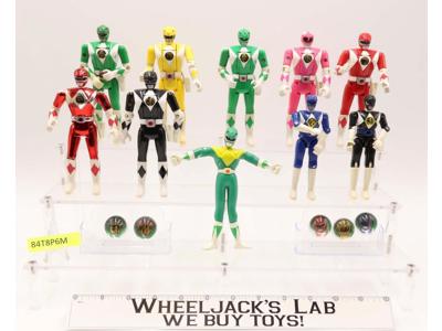 Lot of 10 Power Rangers 1990's 4-6" Bandai Action Figures
