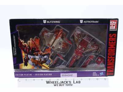Biltzwing & Astrotrain Platinum Edition Transformers Generations Hasbro NEW MISB