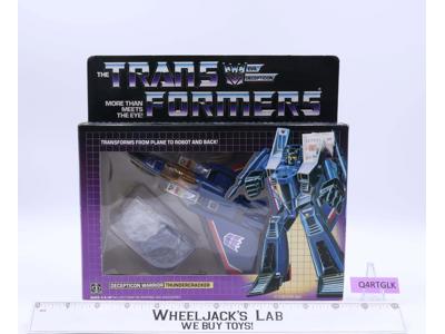 Thundercracker 100% Complete W/ NICE BOX & FIG 1985 G1 Vintage Transformers