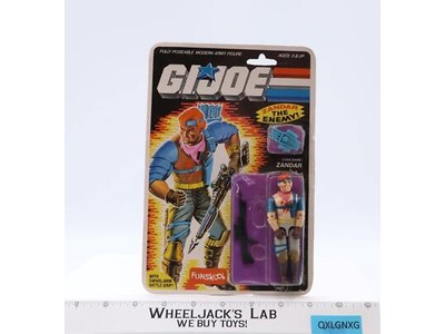 Zandar GI Joe 1990 Funskool India Action Figure NEW MOSC SEALED