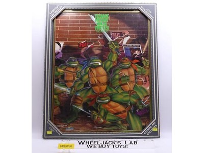 Teenage Mutant Ninja Turtles The Movie 1989 TMNT 20x16 Framed Poster NEW SEALED