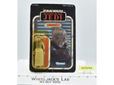 Squid Head 65 Back Tsukuda Japan Star Wars ROTJ 1983 Kenner Figure NEW MOSC