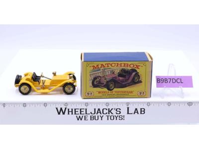 Mercer Raceabout 1913 Y-7 Lesney Matchbox 1960's Made In England