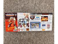 Takara Transformers Headmasters Inserts Catalog Checklist 1987 Vintage