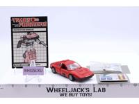 Overdrive 100% Complete UNUSED STICKERS 1985 Vintage G1 Transformers Figure