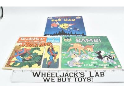 Late 1970's to Early 1980's Variety Collection of 3 Books and Records