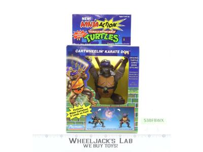 Cartwheelin' Karate Don Ninja Action TMNT 1993 Playmates Figure NEW MISB SEALED