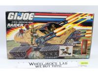 Raider W/Hot Seat 100% Complete GI Joe 1989 Hasbro Action Figure Vehicle