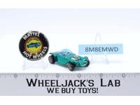 Beatnik Bandit Aqua1968 Hot Wheels Mattel Vintage Redline RL with Button