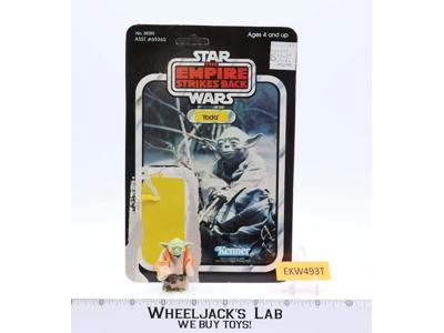 Yoda W/ Orange Snake 41 Back-D Star Wars ESB 1980 Kenner Action Figure NO REPRO