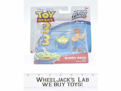 Buddy Pack Toy Story 3 Alien Waving Woody NEW 2009 Disney Pixar Mattel