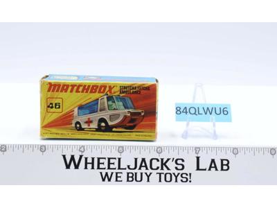 Stretcha Fetcha Ambulance No. 46 Superfast W/Box Matchbox Lesney 1971 England
