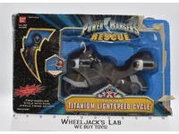 Titanium Lightspeed Cycle Saban's Power Rangers Rescue 1999 Bandai Complete