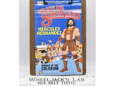 Hercules Hernandez Original Poster 1986 WWF LJN Wrestling Vintage