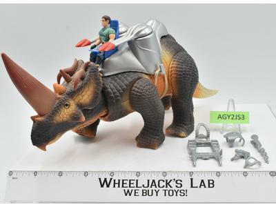 Pachyrhinosaurus W/Atlas 100% Complete Dino Riders 1989 Tyco Toys Action Figure