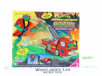 Road Ready Leo TMNT Road Ready Mutations 1993 Playmates Figure NEW MISB SEALED