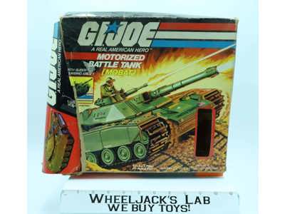 MOBAT Motorized Battle Tank 100% Complete W/Box GI Joe 1982 Hasbro Vehicle