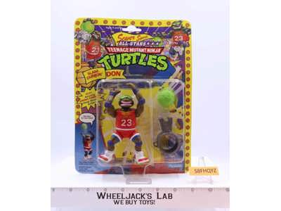 Slam Dunkin' Don Teenage Mutant Ninja Turtle Sewer Sports TMNT Playmates MOSC