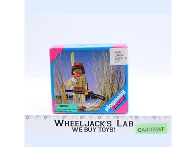 #4504 American Indian Western Cowboy 1993 Playmobil Special Vintage NEW SEALED