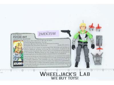 Psyche-Out V1 100% Complete G.I. Joe 1987 Hasbro Vintage Action Figure