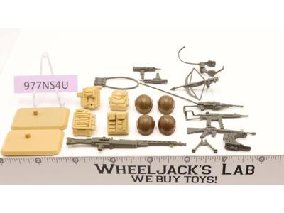 Lot Battle Gear Accessory Pack 1 Set 5 1984 Weapons G.I. Joe Vintage